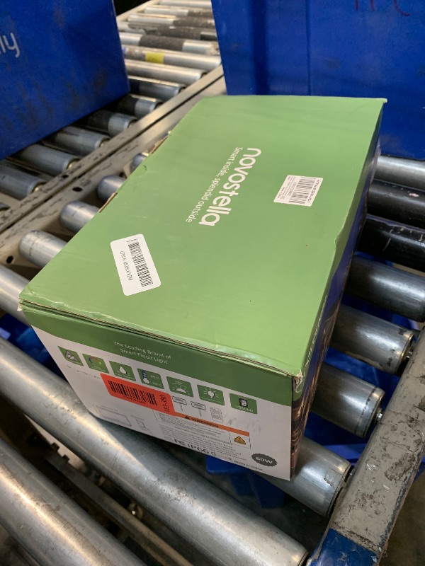 Photo 1 of **PARTS ONLY*** **Very used** NOVOSTELLA RGBW LED Flood Light Outdoor Interconnected, Color Changing Landscape Floodlights with RF Remote, 2700K White IP66 60W Uplighting for Halloween Christmas, for House Garden Yards Stage