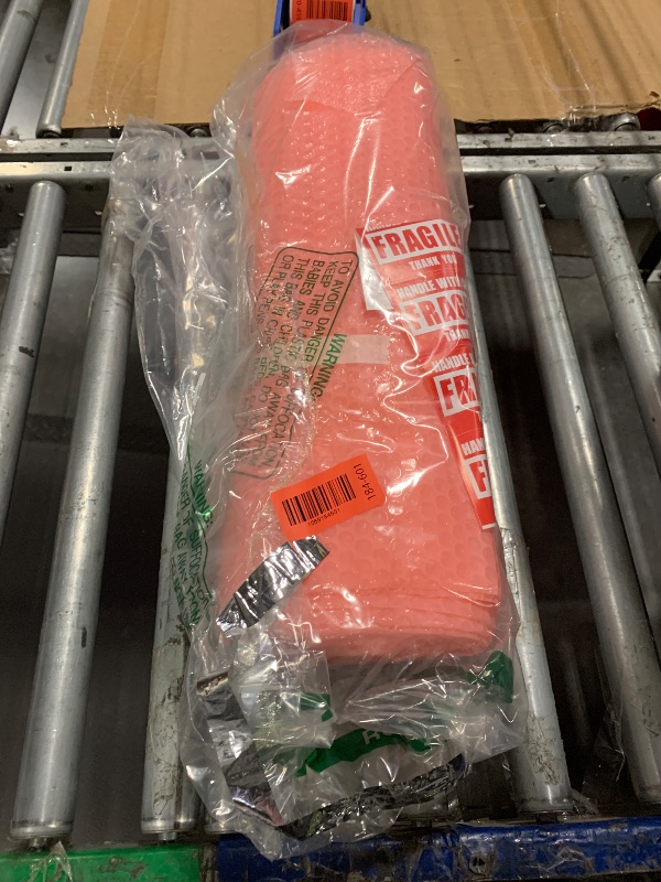 Photo 1 of **MISSING ONE ROLL**
Pacific Mailer 2-Pack Anti-Static Bubble Cushioning Wrap Rolls, 3/16" x 17" x 72' ft Total [2 Rolls of 36 Feet] Perforated Every 12", 20 Fragile Stickers for Packaging, Shipping, Mailing