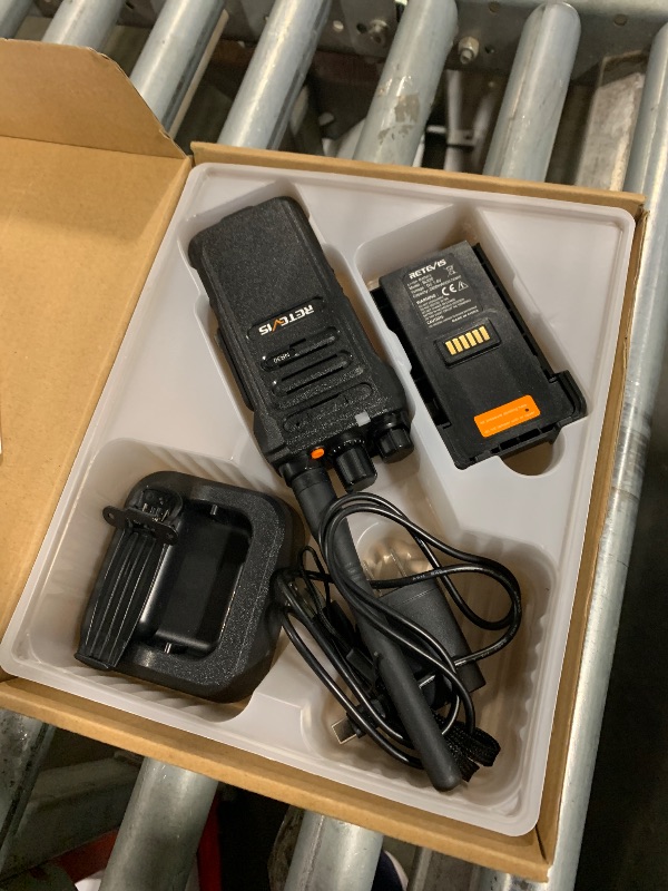 Photo 1 of ***ONLY ONE RADIO*** Retevis NR30 Professional 2 Way Radio Long Range,GMRS Walkie Talkies for Emergency,IP67 Waterproof,2800mAh,Noise Cancelling,Group Call,Heavy Duty Two Way Radios for Survival Mountain Hunting(2 Pack)