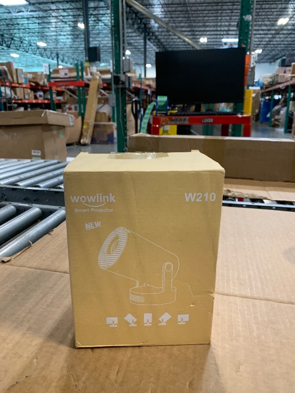 Photo 1 of [Built-in Apps & 2026 Upgraded] Mini Projector with WiFi 6 and Bluetooth 5.4 Support 4K 1080P Auto Keystone 180° Rotatable Projector Portable Compatibile with HDMI/TV Stick/Memory Stick/Laptop, White