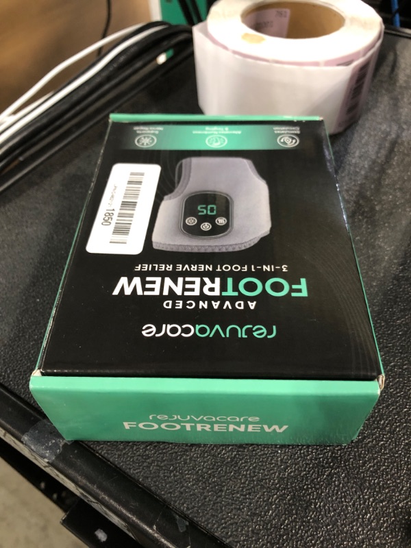 Photo 1 of ** missing type C cord**
Rejuvacare FootRenew Triple Method Massager – The Official – Knee Wrap Massager, Foot Massager for Comfort and Relaxation for Everyday Use (1pc-FootRenew, 1, Count)