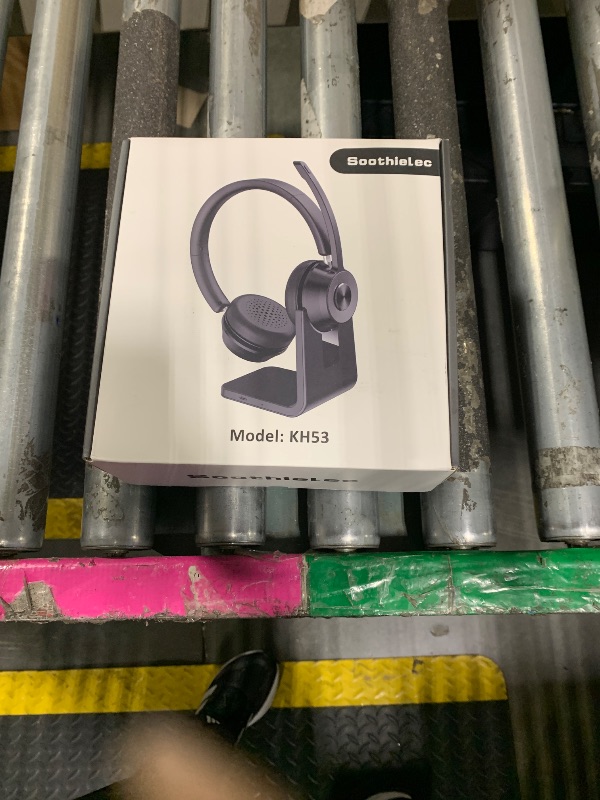 Photo 1 of (Upgraded Version) Wireless Headset, Bluetooth Headset with Noise Cancelling Microphone, Best Headphones with Mic Mute & USB Dongle for PC/Computer/Laptop/Cell Phones/Remote Work/Call Center