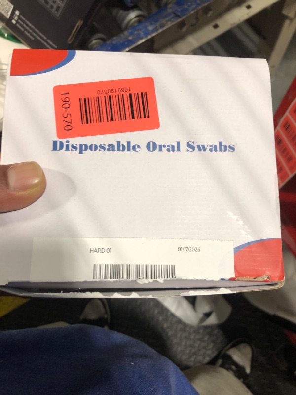 Photo 1 of 100PCS Disposable Mouth Swabs Sponge - Unflavored, Sterile Oral Swabs Dental Swabsticks for Mouth Cleaning