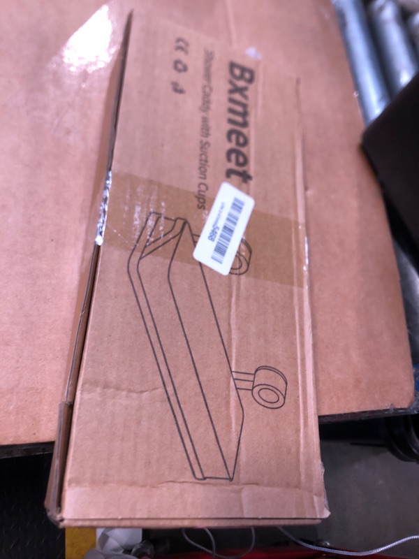 Photo 1 of ** NO SUCTION CUPS**
Bxmeet Suction Cup Shower Caddy, Removable Bathroom Organizer Shelf for Shower Storage, No Drilling Clear Square Shower Shelves, Large Capacity & Reusable, Home & Kitchen White