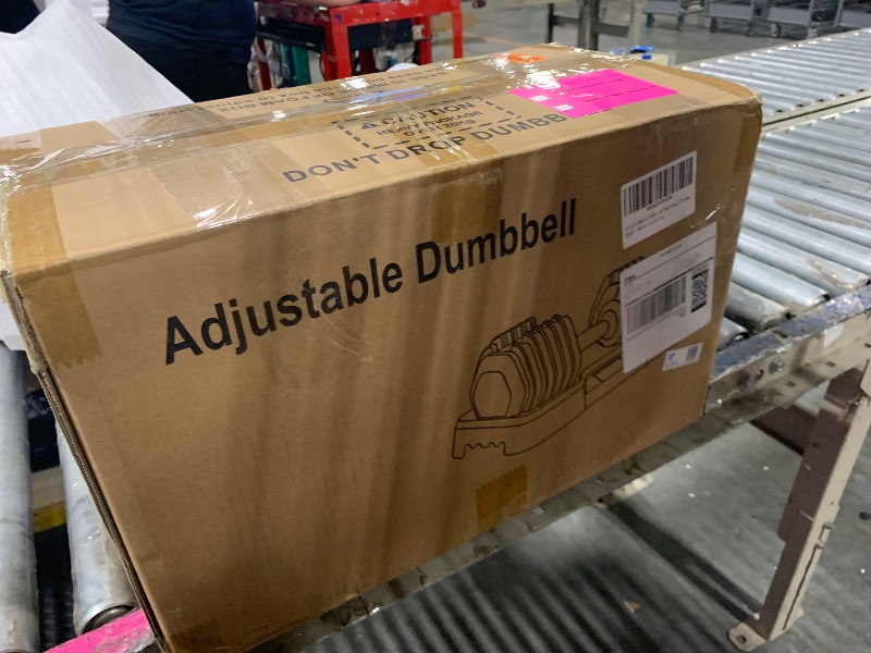 Photo 1 of **MISSING DUMBELLS** Adjustable Dumbbell 55LB Single Dumbbell Weight, 10-in-1 Weight Dumbbells with Anti-Slip Metal Handle and Bicep Supports for Comprehensive Full Body Strength Training