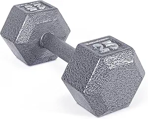 Photo 1 of **3 PCS 25 LBS**CAP Barbell 12-Sided Coated Dumbbell, 50 LB