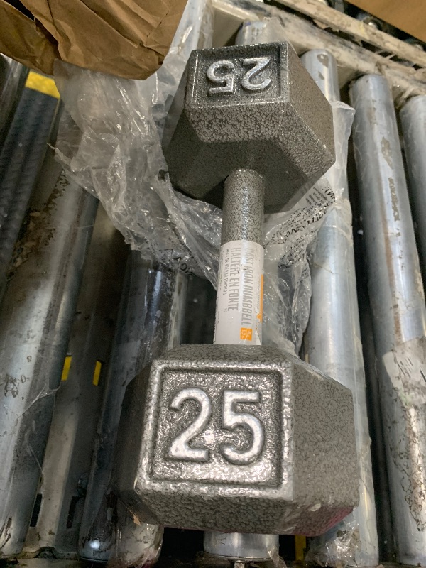 Photo 1 of **3 PCS 25 LBS**CAP Barbell 12-Sided Coated Dumbbell, 50 LB