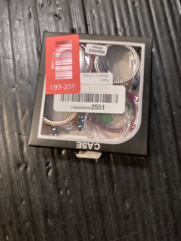 Photo 1 of [8Pack] RICHONE Soft TPU Case for Galaxy Watch FE & Galaxy Watch 4 & Galaxy Watch 5 40mm Bling Rhinestones Screen Protector,Diamonds Protective Bumper for Women Men (SM-R860,SM-R861,SM-R900)