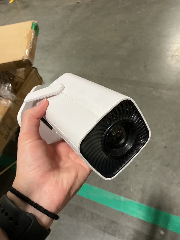 Photo 1 of ****MISSING CONTROLLER***** Mini Projector, Portable Projector 4K & Full HD 1080P Support, 270° Rotation Outdoor Projector, Movie Projector Compatible with Smartphone, TV Stick, Laptop, PS4, HDMI, USB (No WiFi or Bluetooth)
