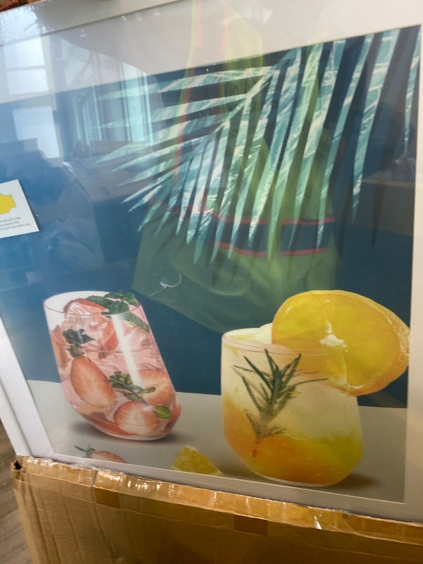 Photo 1 of **see phots for correct poster**THREELOVE 24x24 Frame White, Display Picture 20x20 with mat or 24x24 Without mat, Photo Poster Picture Frame Wall Mounting Home Decor, 1-PCS