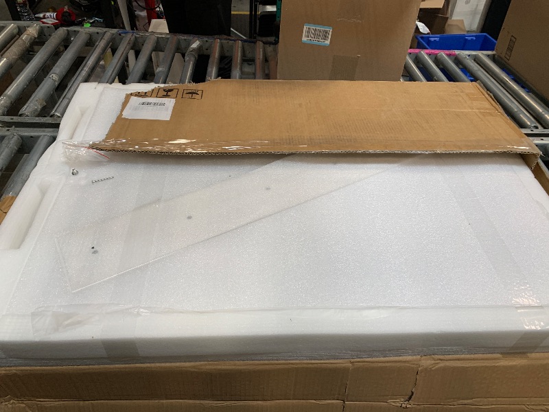 Photo 1 of ***PARTIAL SET*** COMHOMA Vanity Desk with Large 35" Mirror,15 LED Bulbs and Power Outlet,Makeup Table with 9 Storage Drawers and HD Mirrors,3 Color Modes Adjustable Lighting for Bedroom Dressing Room(White)