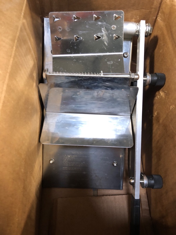 Photo 1 of ** UNCLEAN**Manual Frozen Meat Slicer, befen Upgraded Stainless Steel Meat Cutter Beef Mutton Roll for Hot Pot KBBQ Food Slicer Slicing Machine for Home Cooking of Hot Pot Shabu Shabu BBQ