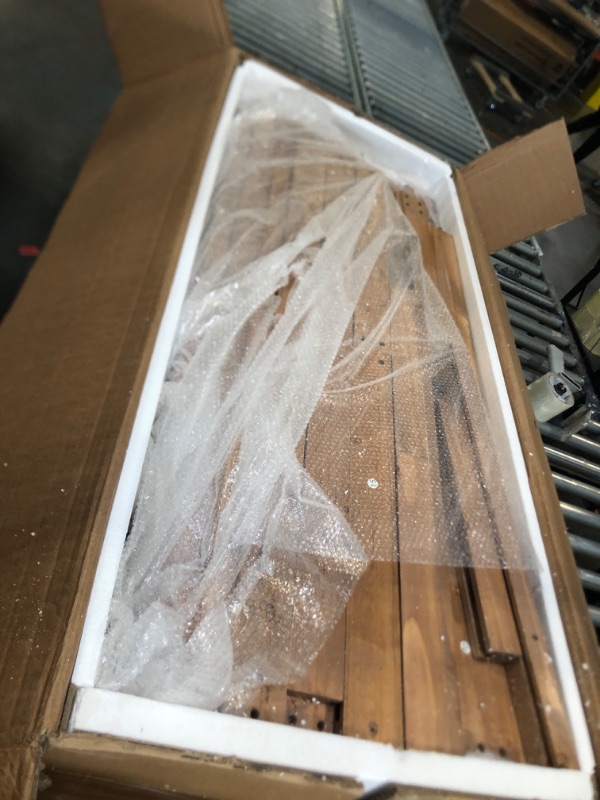 Photo 1 of **** similar to photo not exact missing pieces final ********* FINAL SALE****Raised Garden Bed Outdoor with Lockable Wheels, 55"x 24" x 33" Elevated Wood Planter Box for Backyard Balcony Patio , Garden Flower Beds with Drainage Holes & Storage Shelf, Gift