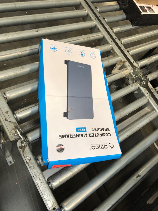 Photo 1 of **MISSING PARTS/check clerk comments**
Metal Computer Tower Stand, ORICO Mobile CPU Holder, 4 Caster Wheels Computer Tower Stand Carts on Carpet Fits for Most Computer Tower, Gaming PC, PC Holder, ATX Case?Black, 16.14 * 8.38 * 0.78inch?