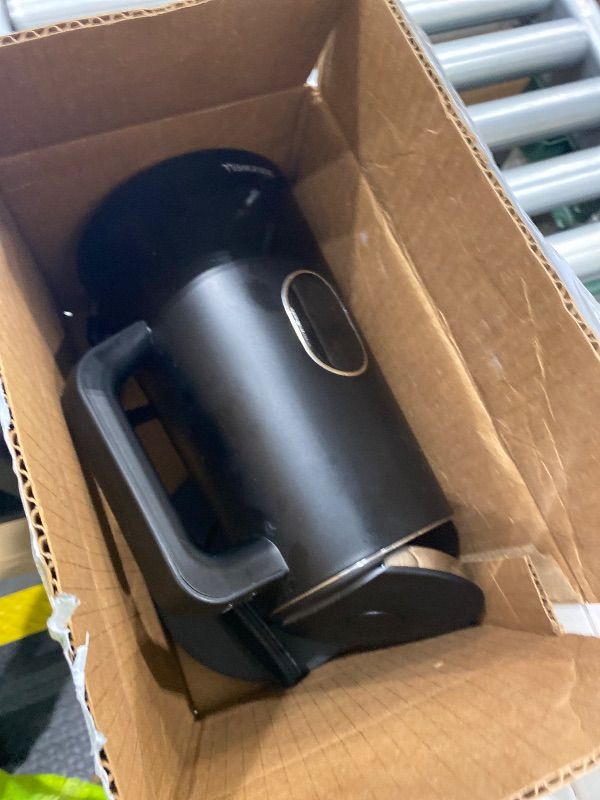 Photo 1 of 1.5L Electric Kettle Stainless Steel, Double Wall Cool Touch Teapot, Fast Boil,5 Temperature Control, LED Display, Auto Shut-Off,Keep Warm Function,Black