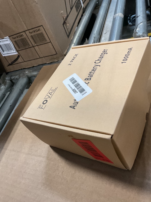 Photo 1 of [2-Pack] FOVAL Fully Automatic Trickle Charger, 1000mA 12V Smart car Battery Charger, Battery Maintainer, Float Charger for Motorcycle Car Lawn Mower Boat SLA ATV Wet Gel Cell Lead Acid Batteries