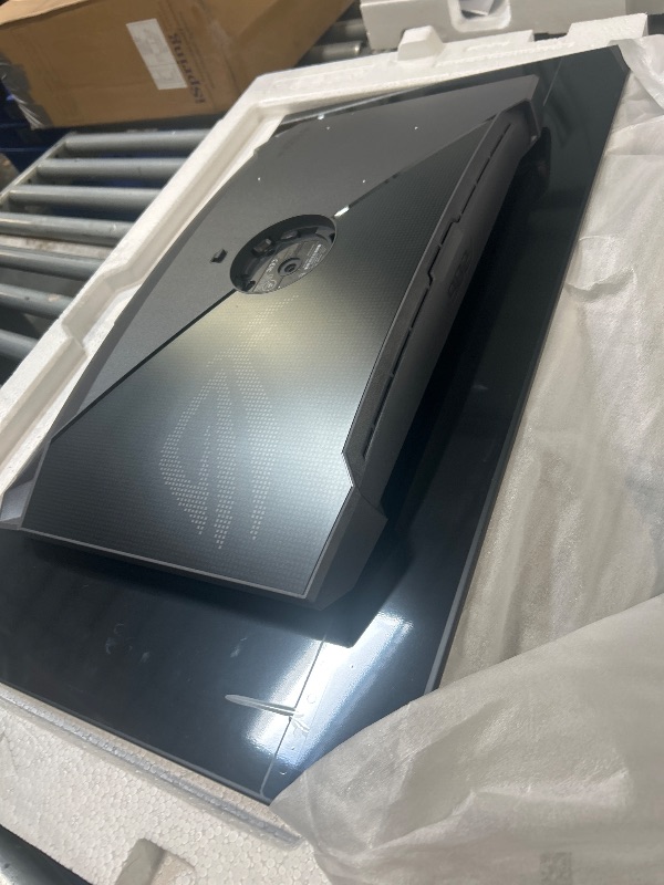 Photo 1 of ***MISSING 3 prong power cord for power adapter*** ASUS ROG Strix 32” 4K OLED Gaming Monitor (XG32UCWG) - TrueBlack Glossy OLED, Dual Mode (4K@165Hz, FHD@330Hz), 0.03ms, G-SYNC Compatible, Neo Proximity Sensor, USB-C, HDMI 2.1, 3 yr Warranty***MISSING 3 p