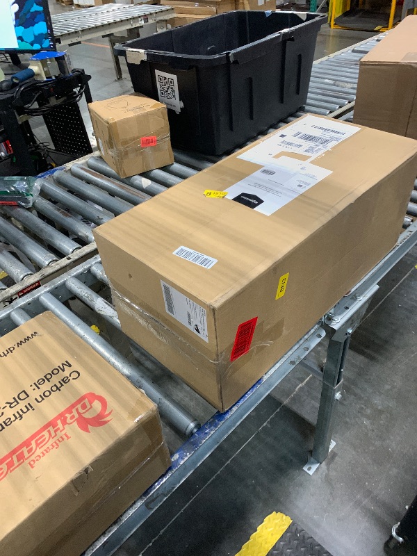 Photo 1 of ***FINAL SALE*** Amazon Basics Upright Bagless Vacuum Cleaner for Carpet and Hard Floors, With Crevice and Upholstery Tools, Detachable Handle, Lightweight (8.4 lbs), 1.7L Dust Cup, 720W, 25ft Cord, Black/White