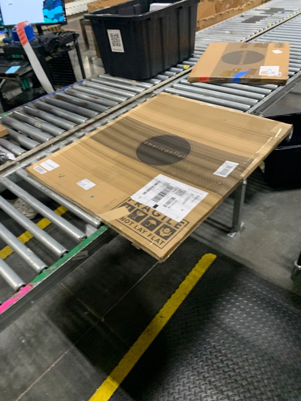 Photo 1 of ***FINAL SALE/NO RETURN, VIEW NOTES*** Americanflat 26x32 Picture Frame with Polished Plexiglass - Use as 22x28 Frame with Mat or Display 26x32 Photo Without Mat - Streamline Collection - Thin Border Picture Frames for Wall - Black