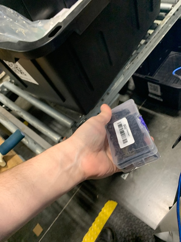 Photo 1 of #10 x 1-1/2" (80 PCS) Modified Truss Head Wood Screws, Phillips Drive Quick Metal Self Tapping Screws, Black Coating, Full Thread, Screwdriver Bit Included