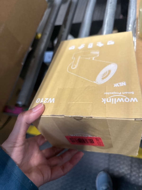 Photo 1 of [Built-in Apps & 2026 Upgraded] Mini Projector with WiFi 6 and Bluetooth 5.4 Support 4K 1080P Auto Keystone 180° Rotatable Projector Portable Compatibile with HDMI/TV Stick/Memory Stick/Laptop, White