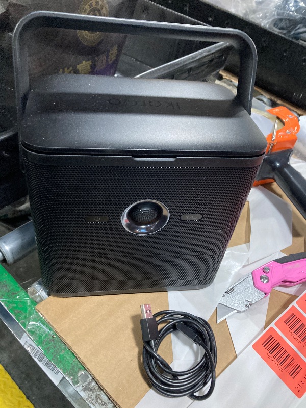Photo 1 of NO PACKAGING**** Ikarao Karaoke Machine for Adults, with Lyrics Display Screen, 32GB Karaoke Tablet, 2 Wireless Microphones, Karaoke Speaker with Autotune EQ, Connect TV, Portable Karaoke System for Home Outdoor Party