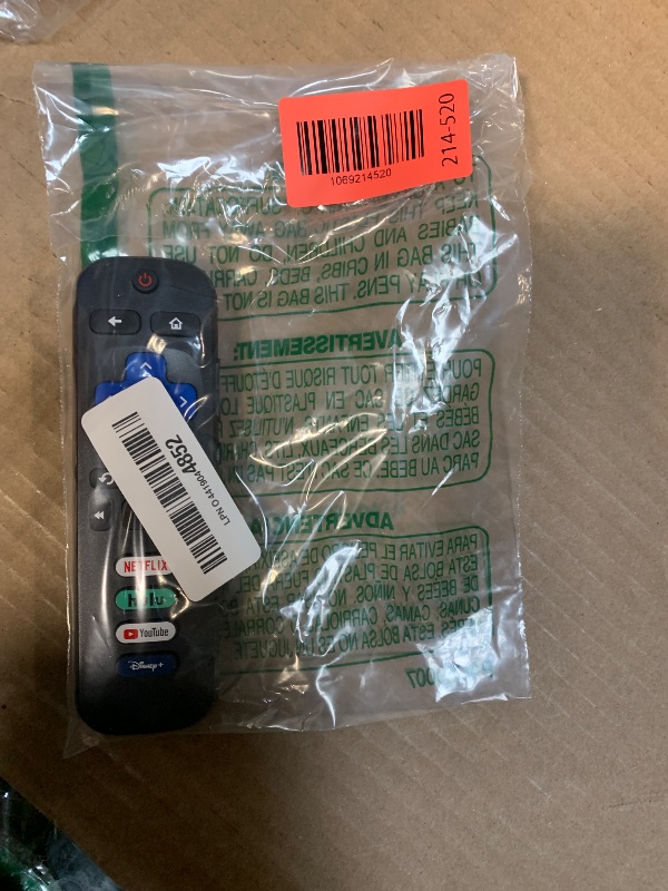 Photo 1 of (Pack of 2) Replacement Remote Control Only for Roku TV, Compatible for TCL Roku/Hisense Roku/Onn Roku/Sharp Roku/Element Roku/Westinghouse Roku/Philips Roku Smart TVs (Not for Roku Stick and Box)