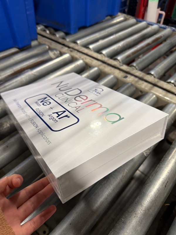 Photo 1 of ***SEALED**** Pure Daily Care NuDerma Clinical Portable Skin Therapy Wand, Machine with 6 Fusion Neon + Argon Wands – Anti Aging - Clarifying - Skin Tightening & Radiance - Wrinkle Reducing