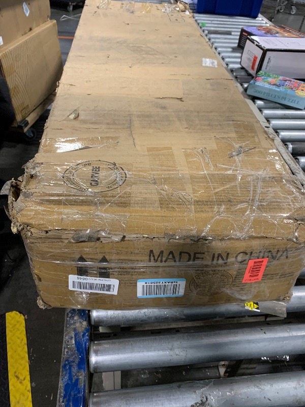 Photo 1 of ****missing parts are unknown*** 55“ Large Buffet Cabinet with Storage, Sideboard Buffet Cabinet with Glass Doors, Modern Farmhouse Storage Cabinet Table for Kitchen Dining Room, Living Room (Black, Glass with 4 Doors)