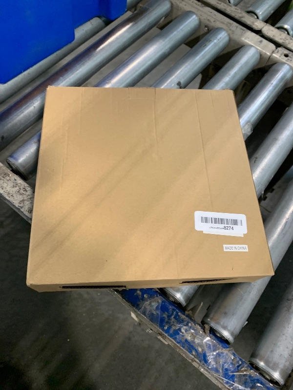 Photo 1 of **MISSING HANDLE**
Microwave Glass Cover Splatter Guard Lid with Anti-scald Silicone Handles and Vented Edge for Food Pot Plate Cover 10.5 inch Grey