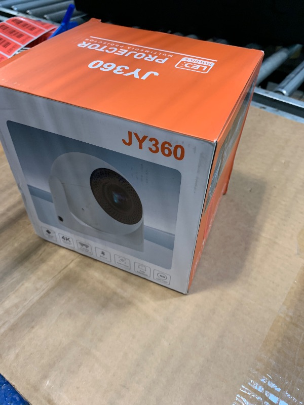 Photo 1 of [Auto Focus] Mini Portable Projector with WiFi and Bluetooth, Built-in Apps Smart Projector 4K Support, 180° Rotation Auto Keystone, Home Outdoor Movie Projector Compatible with TV Stick/Phone/Laptop