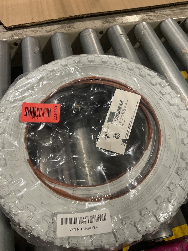 View 2 of (2 Sets) 12” x 2.125 Kids Bike Replacement White Tires and Tubes - Compatible with Most 12”-12.5” Kids Bikes Like RoyalBaby, Schwinn, and Dynacraft - Made from BPA/Latex Free Butyl Rubber