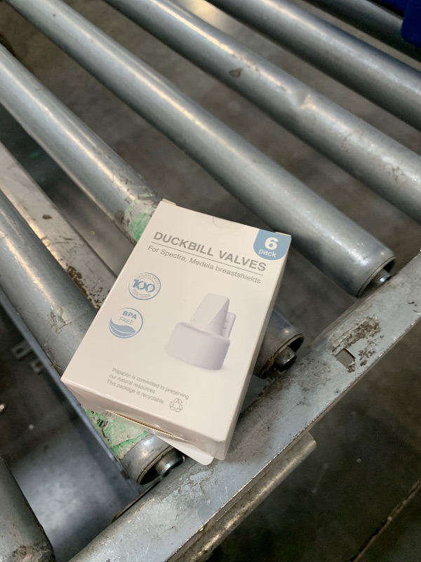 Photo 1 of [6-Count] Papablic Duckbill Valves, Replacement Milk Valves Compatible with Spectra S1 S2 and Medela Breast Pumps Accessories, BPA & DEHP Free, White