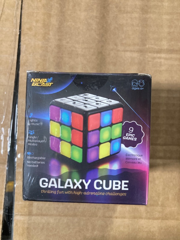 Photo 1 of ***FACTORY SEAL*** Rechargeable Game Activity Cube - Toys for Boys and Girls - 9 Fun Brain & Memory Games - Birthday Gifts for Age 6, 7, 8, 9, 10, 11, 12 Year Old Kids Teens - Best Boy Toy Gift Ideas