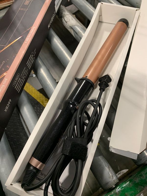Photo 1 of 1 1/4 Inch Curling Wand Ceramic Long Barrel,1.25 Inch Curling Wand Iron for Long Hair,Dual Voltage Hair Curling Wand