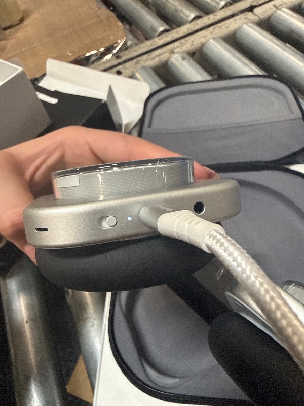 Photo 1 of * UNKNOWN FUNCTIONALITY **Nothing Headphone (1) Hybrid Active Noise Cancelling Headphones, Wireless Over-Ear Headphones with 6 Mics, 80Hrs Playtime, Hi-Res Audio, KEF-Tuned, Spatial Sound, Comfort Fit & Fast Charging White