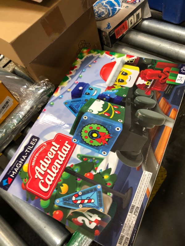 Photo 1 of *MISSING PARTS**
MAGNA-TILES microMAGS Advent Calendar 34-Piece Magnetic Construction Set, The Original Magnetic Building Brand