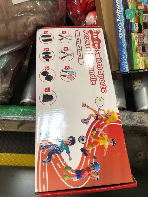 Photo 1 of [?????? ?/? ??????????] Switch Sports Accessories Kit for Nintendo Switch 2(2025)/Switch 1/OLED,Family Party Game Bundle Set for Joy-Con 2 with Storage Carrying Bag for NS2 Sports