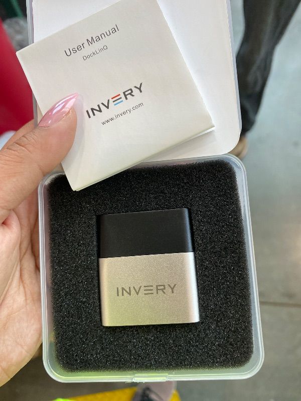 Photo 1 of *UNTESTED*
INVERY DockLinQ Pro Bluetooth 5.0 Adapter Receiver for Bose Sounddock and 30 pin iPod iPhone Music Docking Station(Not for Cars)