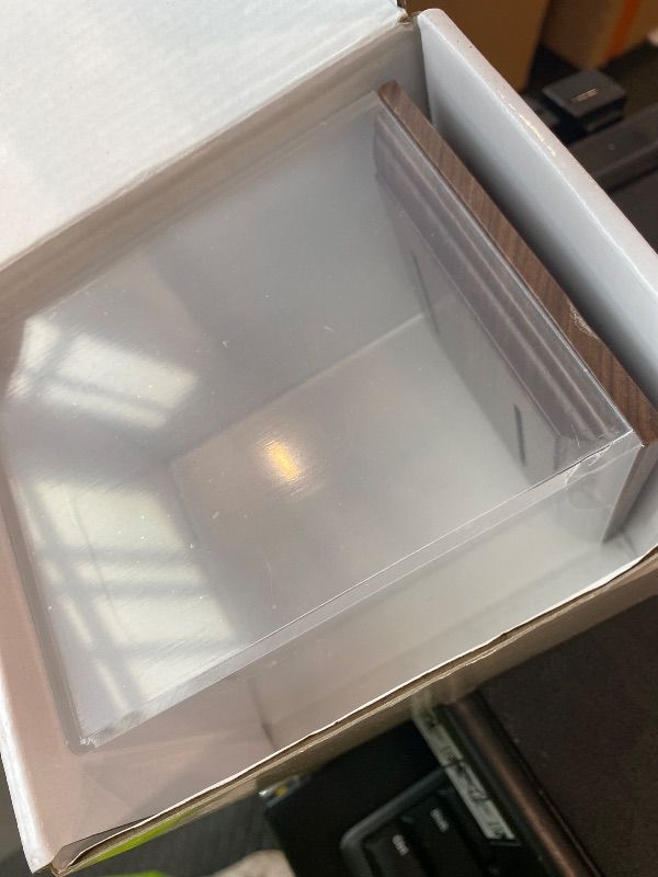 Photo 1 of *MINOR DAMAGE - USED*
Softball Display Case Walnut Wood Base Acrylic Softball Case Display Softball Holder Stand Cube Memorabilia Showcase Autograph Ball Protector for Official Size Ball Display