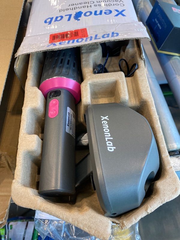 Photo 1 of *UNTESTED*
XenonLab Handheld Vacuum Cordless 25000Pa Car Vacuum 3-in-1 Handheld Vacuum, Includes Smart Display and Charging Base Hand Vac Cordless Rechargeable One-Touch Empty for Home/Pet/Car (Violet)