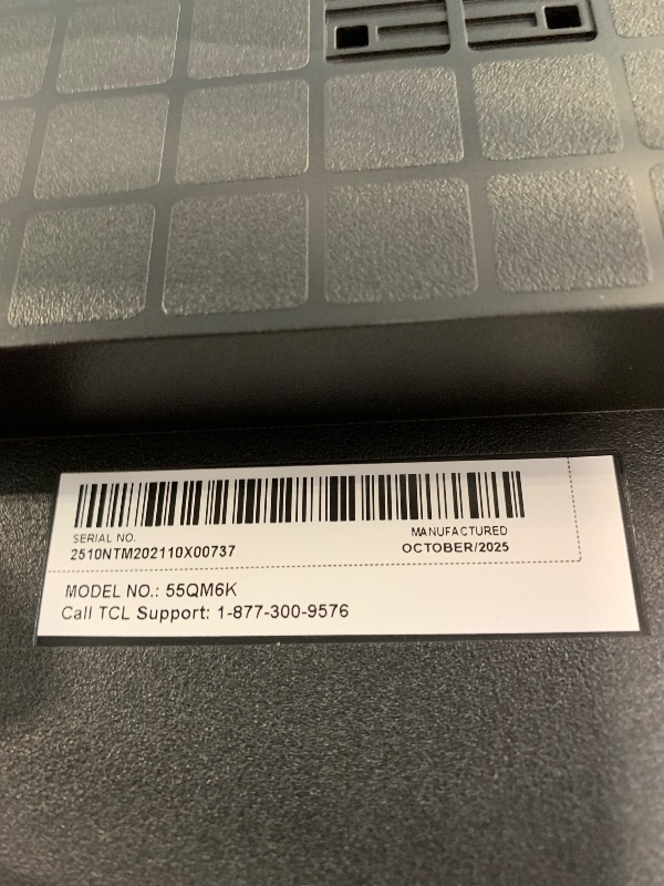 Photo 1 of ***FINAL SALE*** TCL 55 Inch Class QM6K Series | Mini LED QLED 4K HDR | 55QM6K, 2025 Model | 120HZ-144HZ High Brightness Smart Google TV Dolby Atmos Onkyo Audio | Voice Remote Alexa Gaming Streaming Television