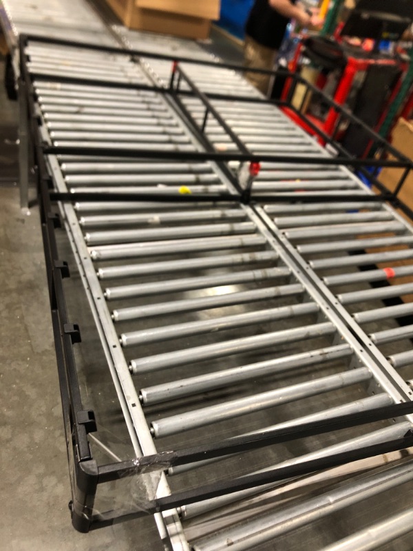 Photo 1 of ****Metal base only***Amazon Basics Smart Box Spring Bed Base, 7-Inch Height Mattress Foundation, Tool-Free Easy Assembly, Full, 74"L x 53"W x 7"H, White