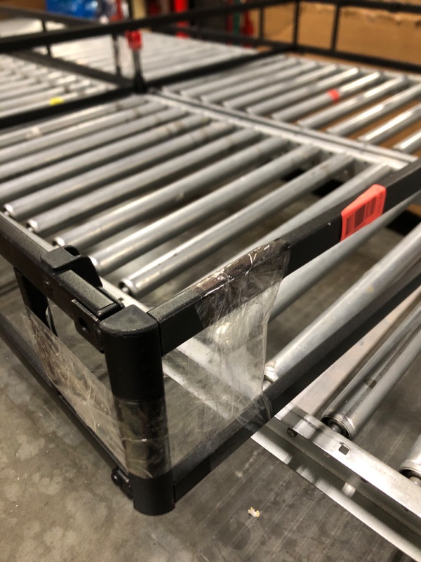 Photo 1 of ****Metal base only***Amazon Basics Smart Box Spring Bed Base, 7-Inch Height Mattress Foundation, Tool-Free Easy Assembly, Full, 74"L x 53"W x 7"H, White