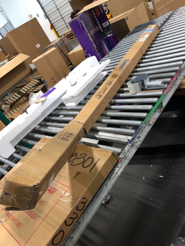 View 2 of *** BENT POSSIBLY BROKEN IN MIDDLE *** Barrina T8 T10 T12 LED Tube Lights, Dual-End Powered, Remove Ballast, Type B Bulbs, 8FT, FA8, 44W, 6500K Super Bright, 5500LM, LED Replacement for Fluorescent Tubes, Clear Cover, ETL Listed, 4 Packs