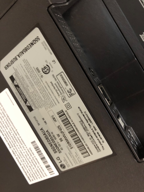 Photo 1 of **PARTS ONLY** LG 55-Inch Class QNED evo AI QNED85A Series Mini LED 4K Smart TV w/AI Picture, AI Sound, HDR10, AI Super Upscaling 4K, Filmmaker Mode, Wow Orchestra, Alexa Built-in (55QNED85AUA, 2025)