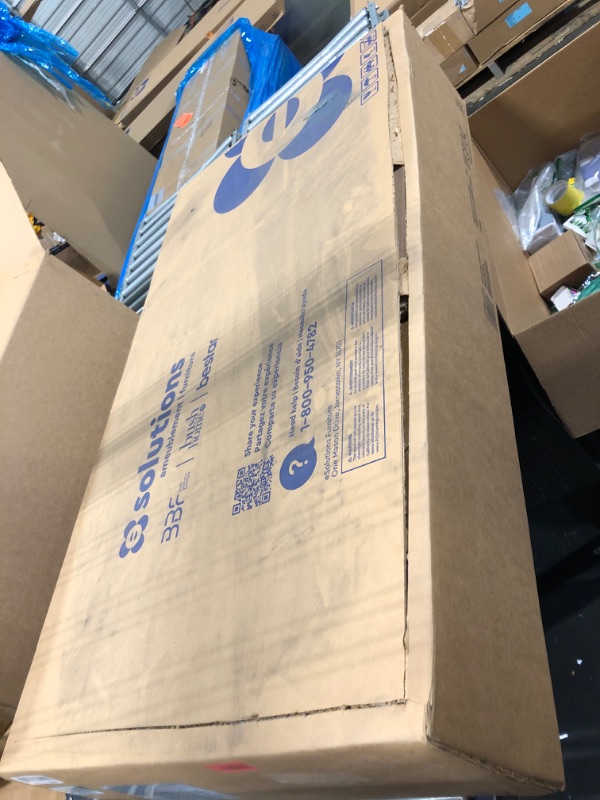 Photo 1 of *** SET OF 3 XL BOXES **** BRING TRUCK ****LITTLE TREE Large Computer Desk with File Cabinet, 63 Inch Executive Desk L Shaped Office Desk with Drawers and Storage Shelves, Business Furniture Desk Workstation for Home Office