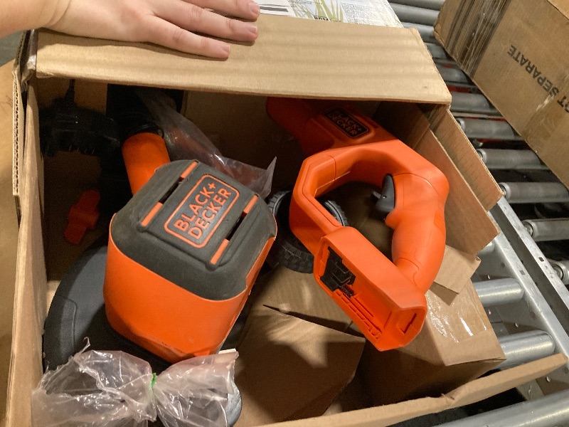 View 3 of **PARTS ONLY***BLACK+DECKER 20V MAX Cordless Edger Lawn Kit, 1.5 Ah Battery & Charger Included (BCED400C1)