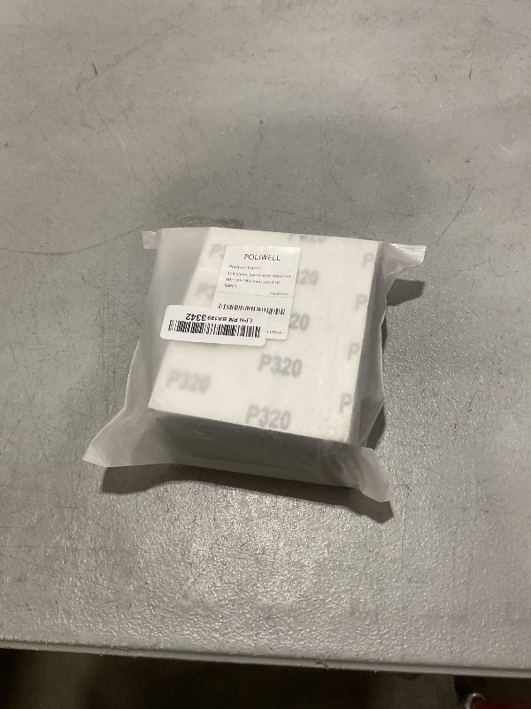 Photo 1 of 1/4 Sheet Sandpaper Assorted 80/120/180/240/320 Grit Hook & Loop or Clip on Sander Sheets 5.5" x 4.5" Silicon Carbide Sanding Sheets for Wet/Dry Palm Sanders Polishing Accessories, 50PCS