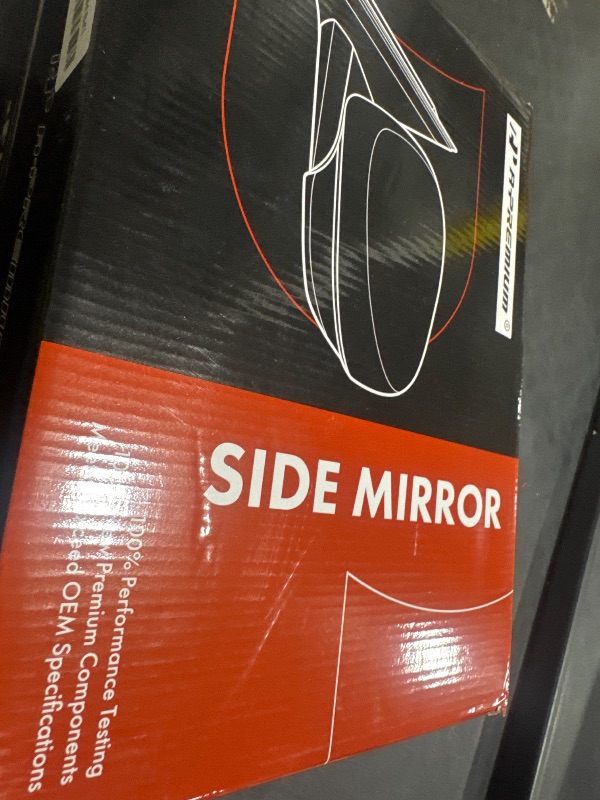 Photo 1 of A-Premium Driver Side Power Door Mirror - Compatible with Toyota Yaris 2007-2012- Non-Heated Manual Folding Black Outside Rear View Mirror, Sedan